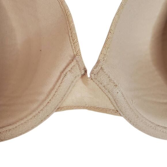 Natori Private Luxuries Underwire Lace Overlay Nursing Bra Nude Size 38 C - Picture 7 of 12